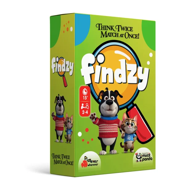 Findzy, Fun Card Game that Strengthens Attention (Ages 4-7)