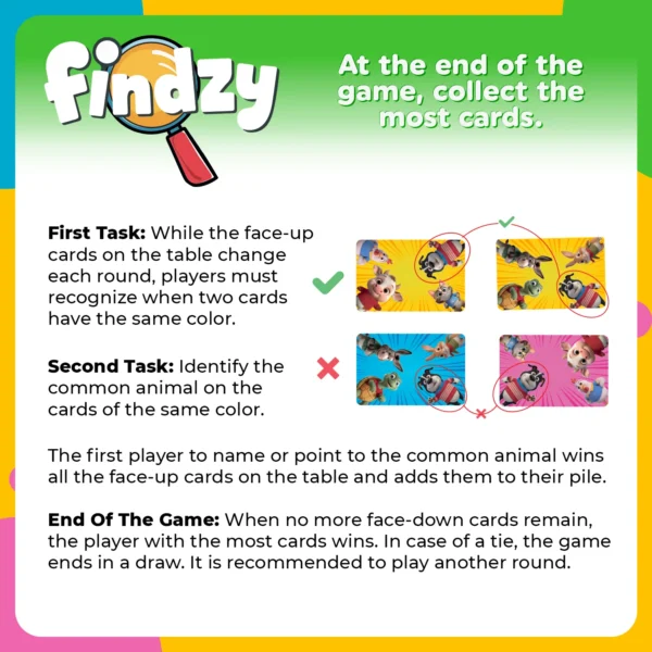 Findzy, Fun Card Game that Strengthens Attention (Ages 4-7) - Image 5