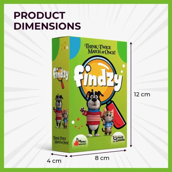 Findzy, Fun Card Game that Strengthens Attention (Ages 4-7) - Image 3