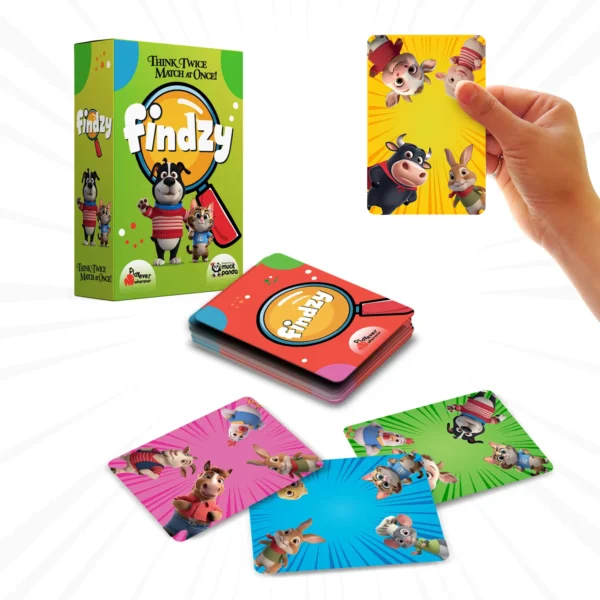 Findzy, Fun Card Game that Strengthens Attention (Ages 4-7) - Image 4