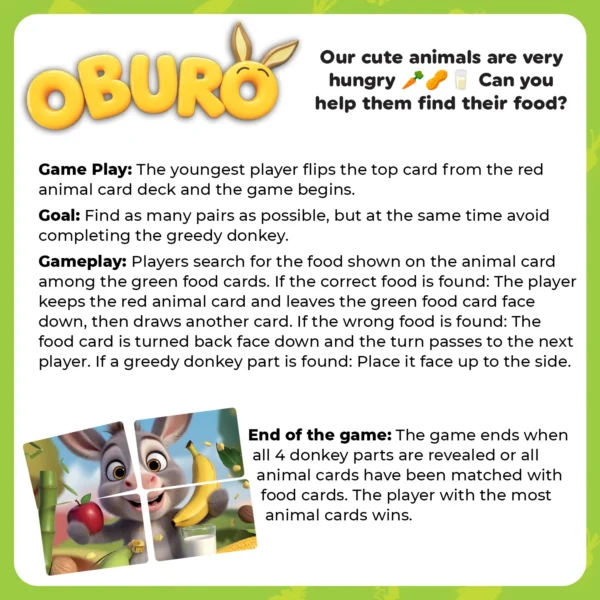 Oburo, Card Game for Developing Visual Memory (Ages 3-7) - Image 5