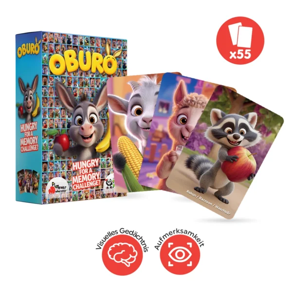 Oburo, Card Game for Developing Visual Memory (Ages 3-7) - Image 2
