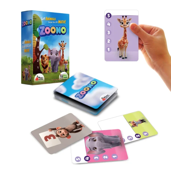 Zoono, Card Game for Teaching Numbers and Counting (Ages 3-5) - Image 3